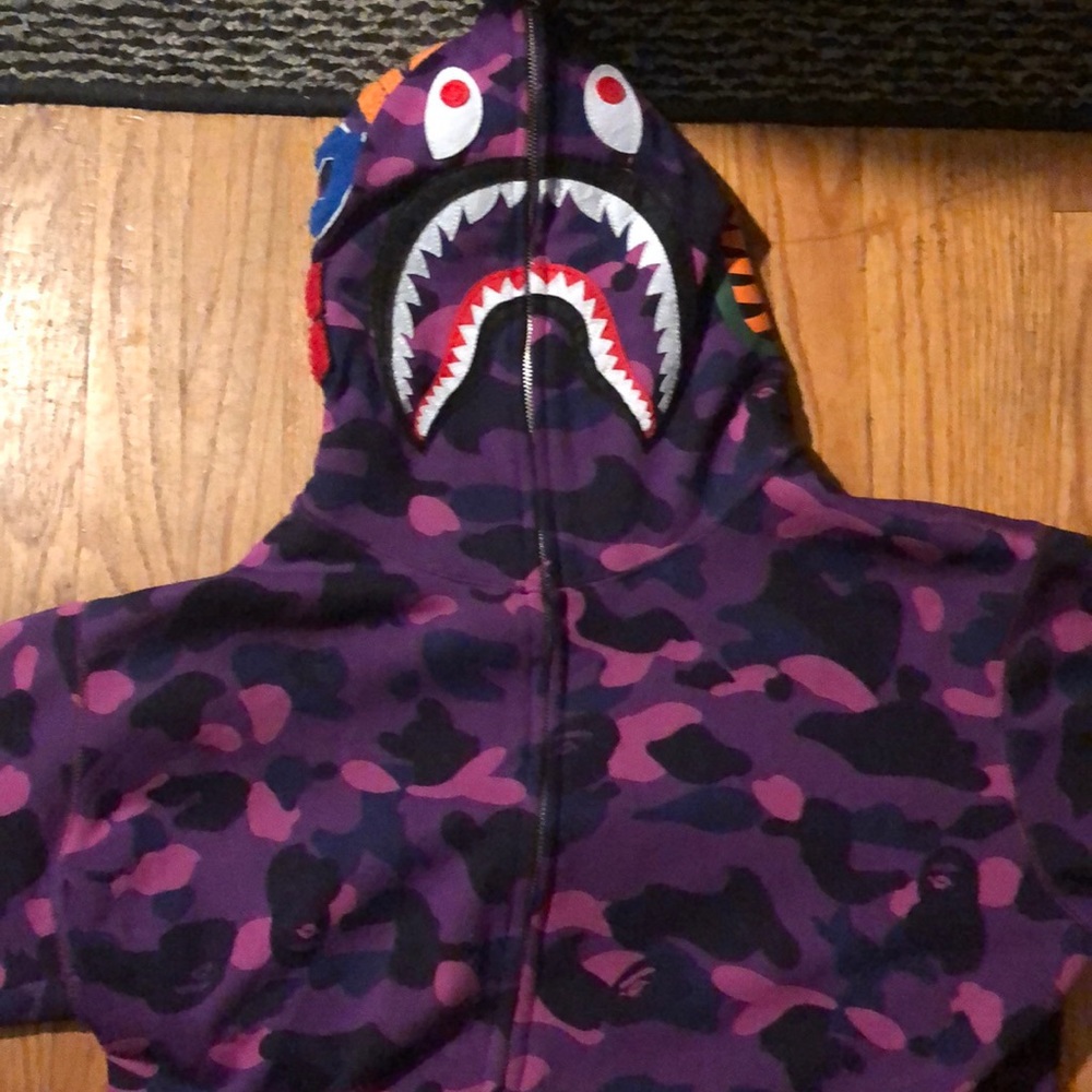 Bape Purple Camo Hoodie